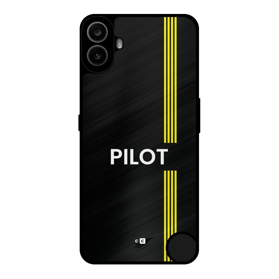 Pilot Stripes Metal Back Case for Nothing CMF Phone 1