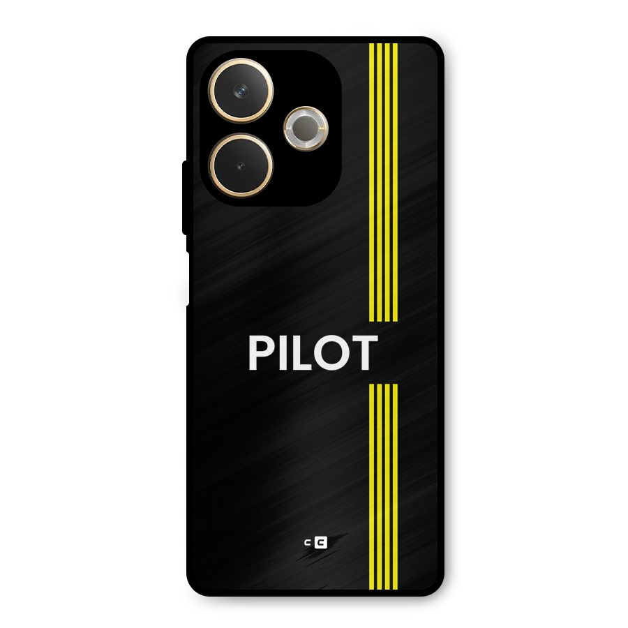 Pilot Stripes Metal Back Case for Oppo A5 Pro