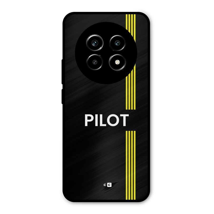 Pilot Stripes Metal Back Case for Realme 13 Pro