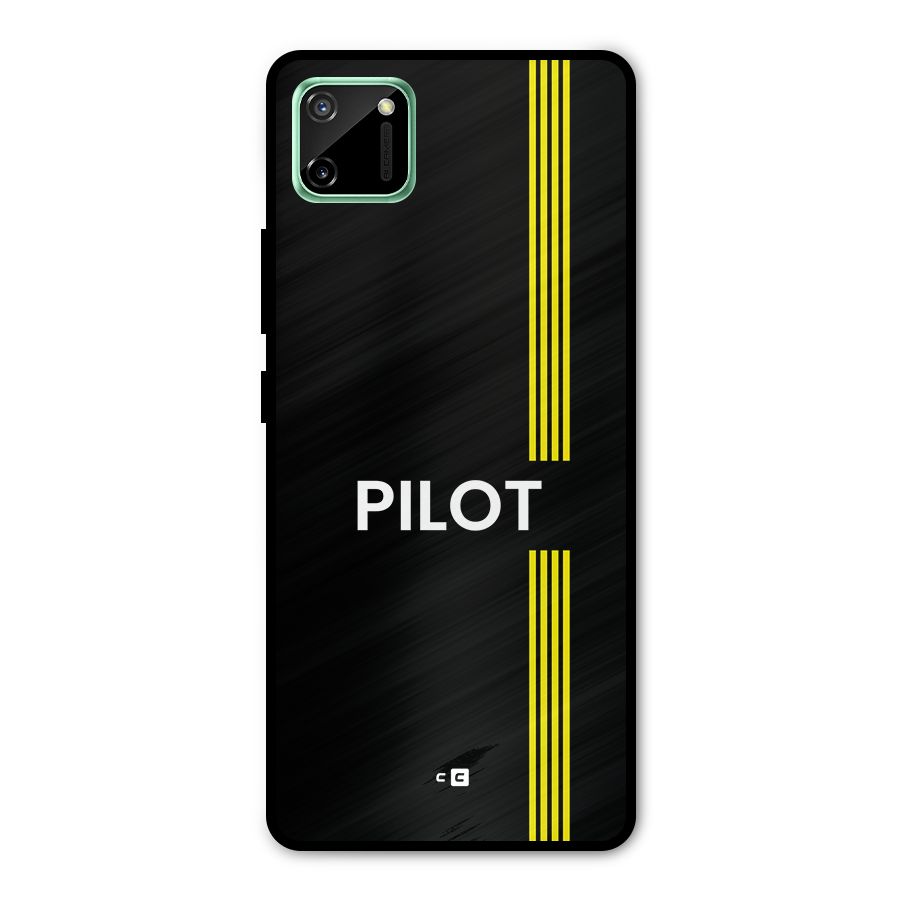 Pilot Stripes Metal Back Case for Realme C11
