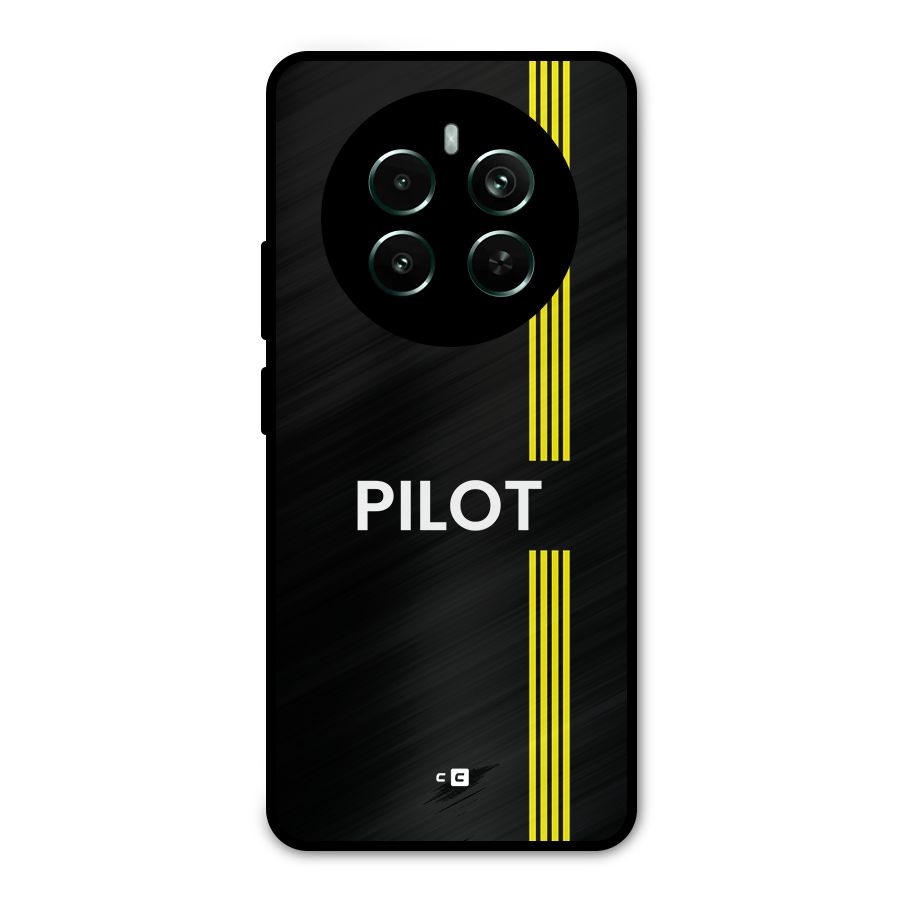 Pilot Stripes Metal Back Case for Realme Narzo 70 Pro
