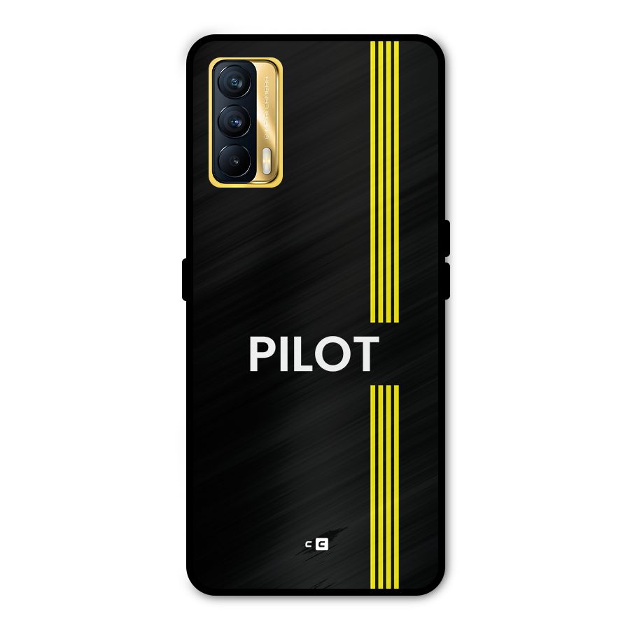 Pilot Stripes Metal Back Case for Realme X7
