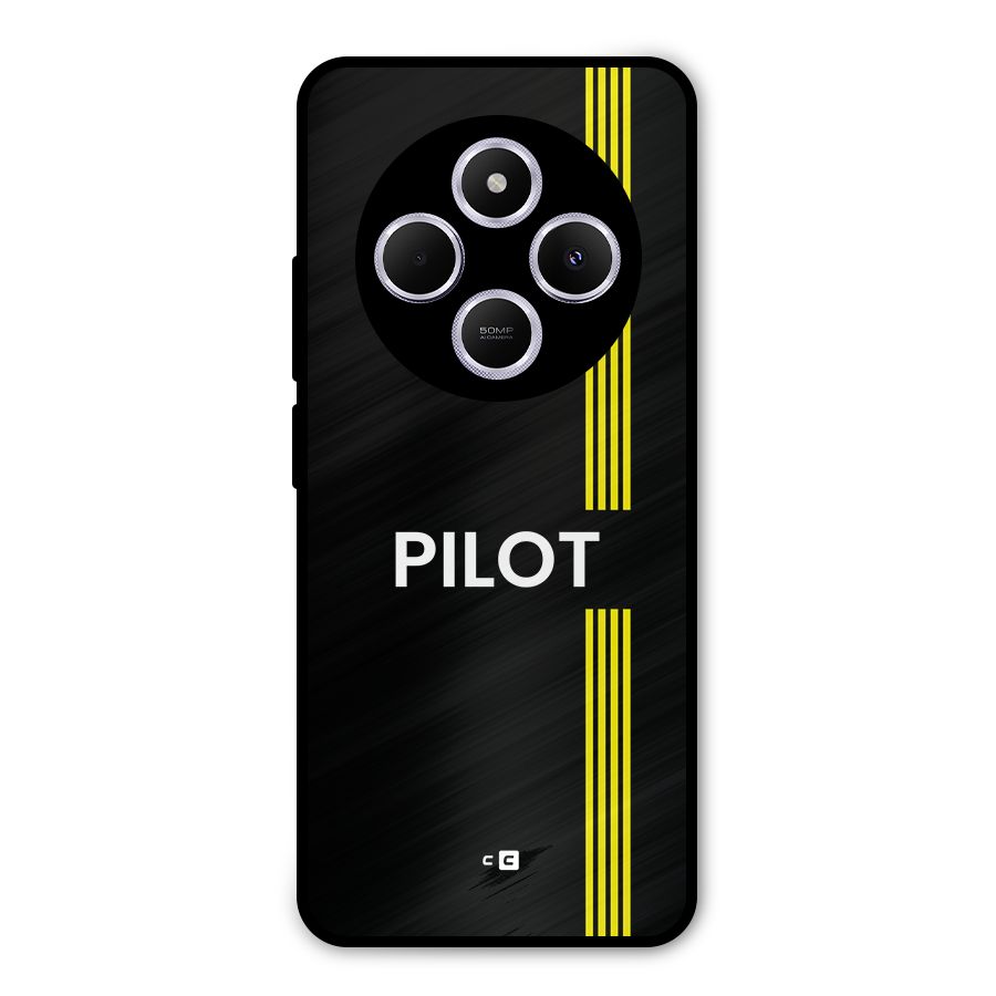 Pilot Stripes Metal Back Case for Redmi 14C