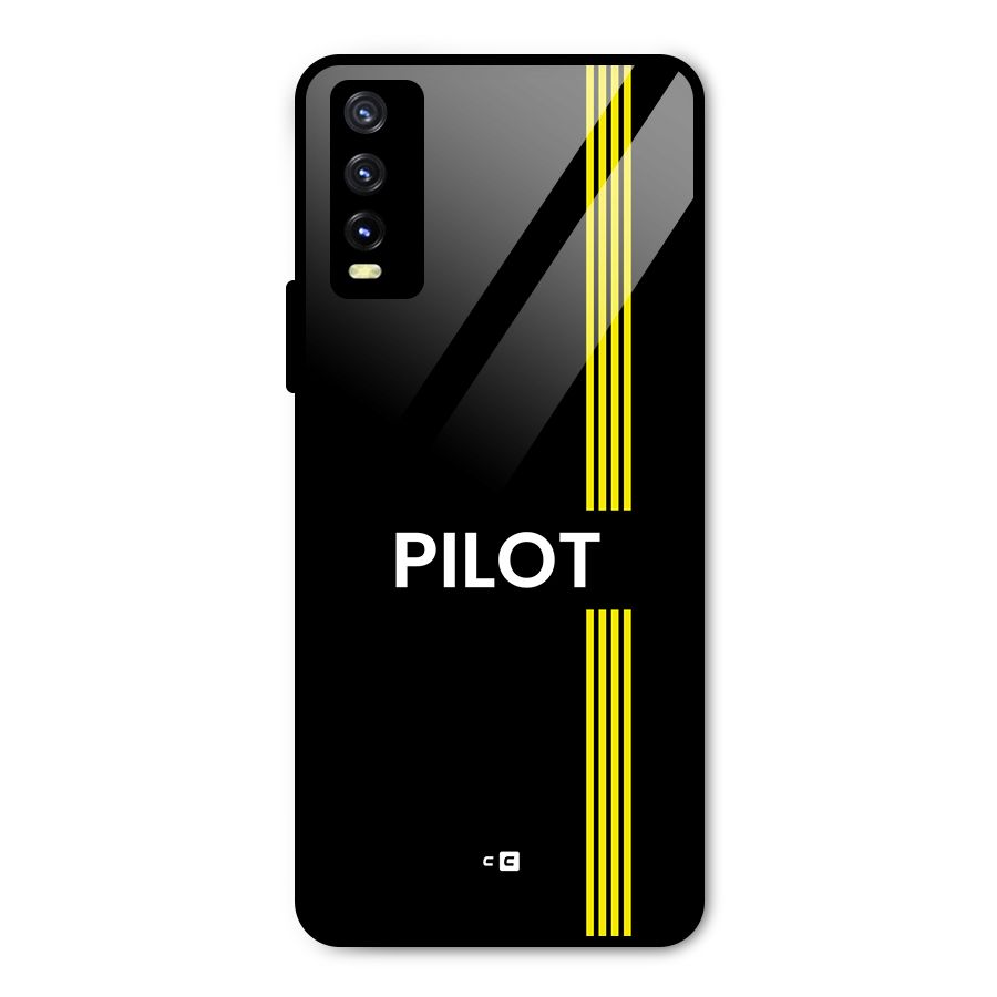 Pilot Stripes Metal Back Case for Vivo Y20