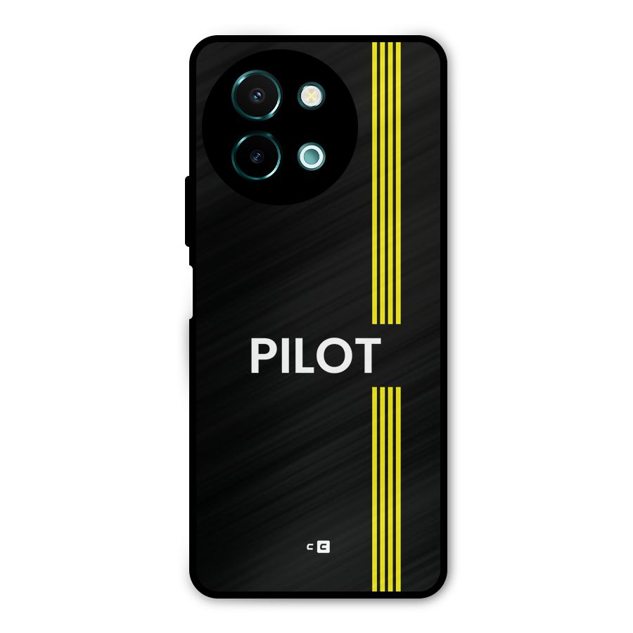 Pilot Stripes Metal Back Case for Vivo Y58