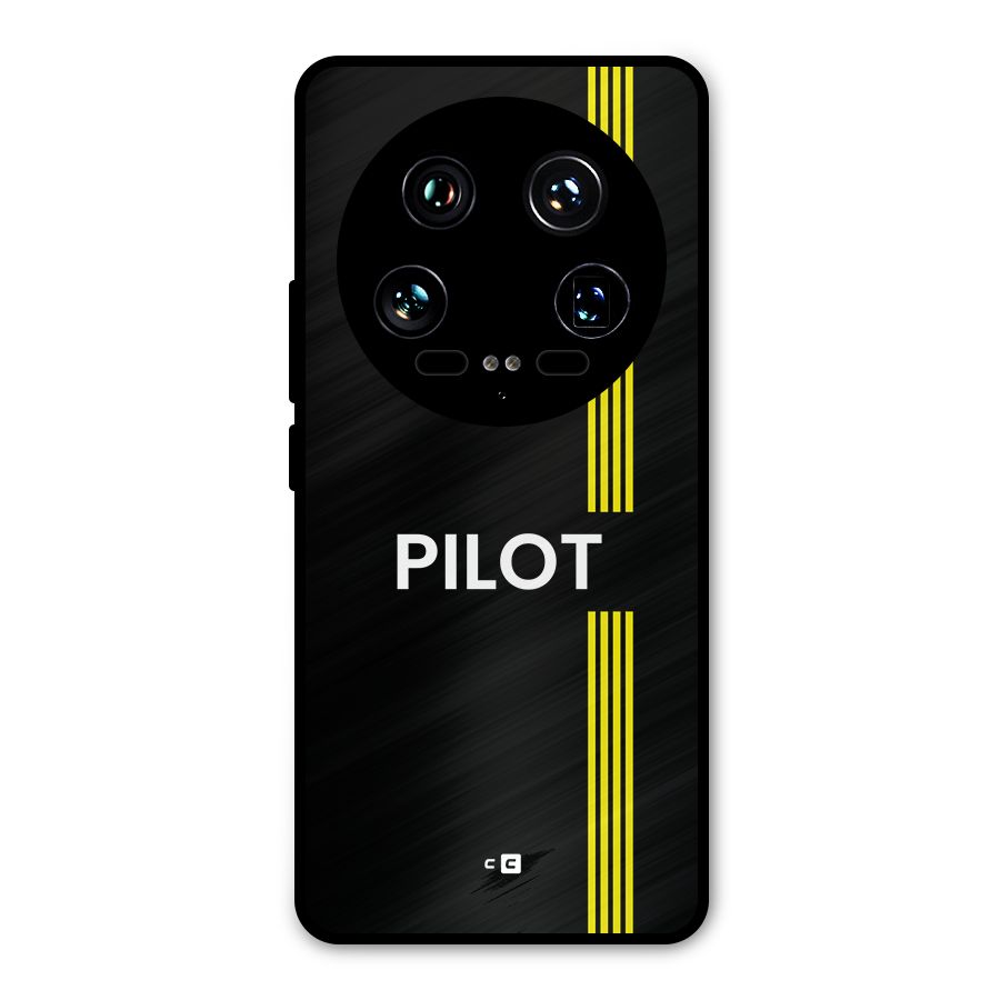 Pilot Stripes Metal Back Case for Xiaomi 14 Ultra