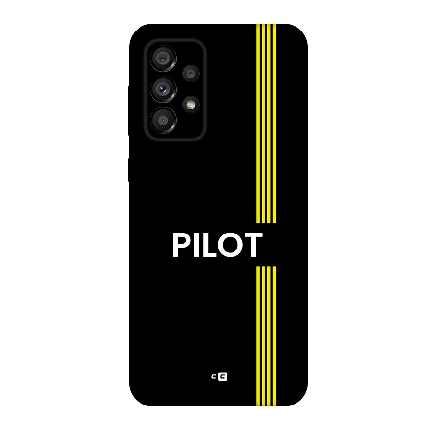 Pilot Stripes Original Polycarbonate Back Case for Galaxy A73 5G