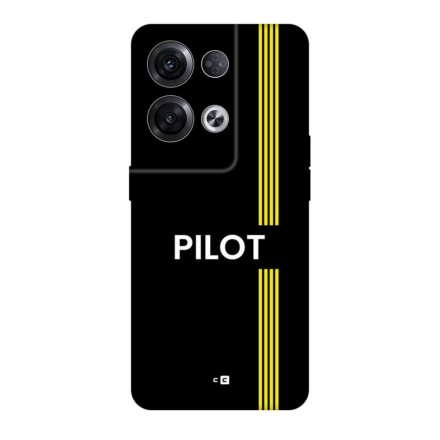 Pilot Stripes Original Polycarbonate Back Case for Oppo Reno8 Pro 5G