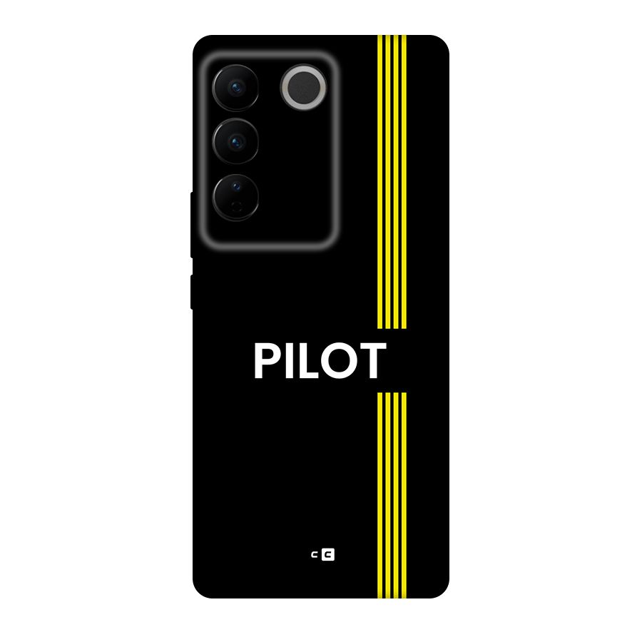 Pilot Stripes Original Polycarbonate Back Case for Vivo V27