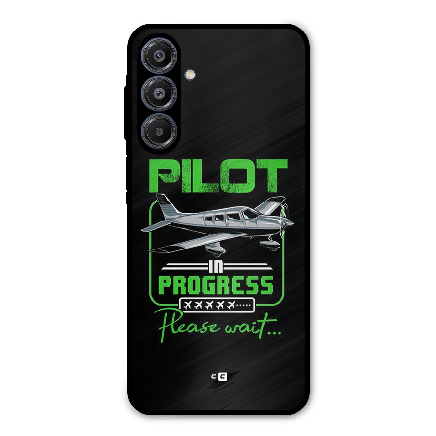 Pilot in Progress Metal Back Case for Galaxy A16 5G