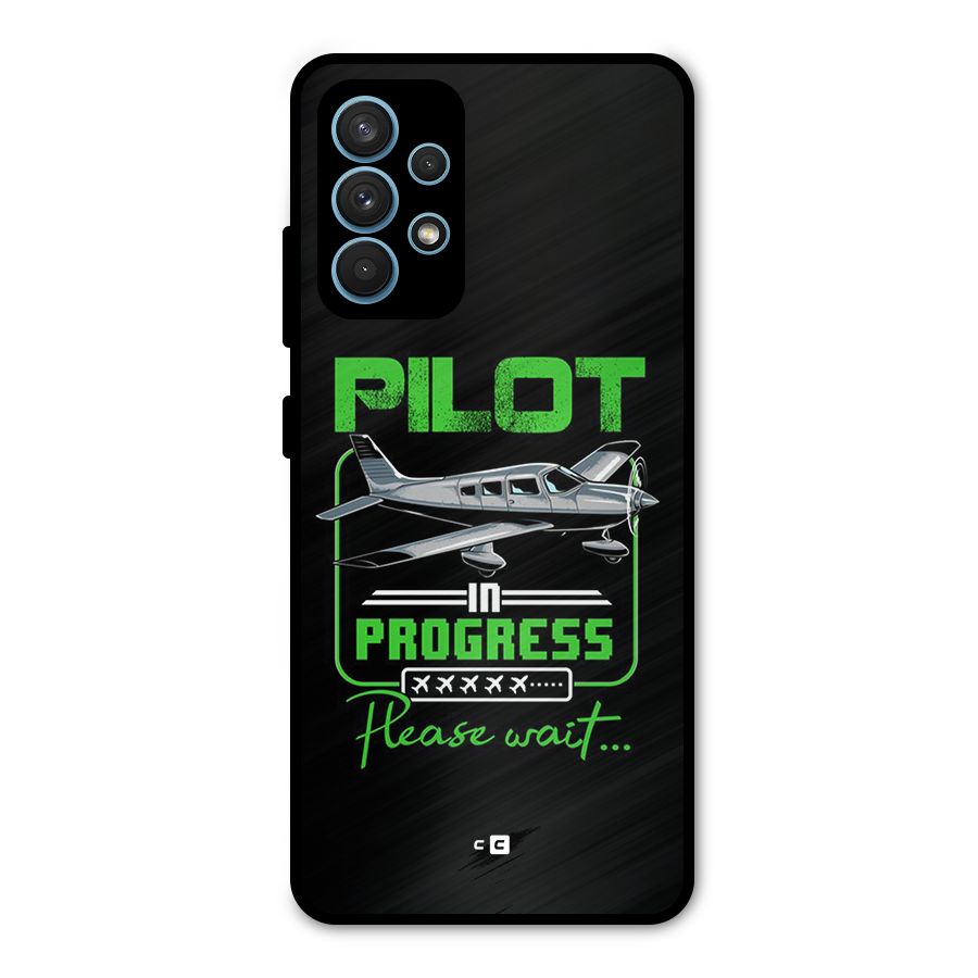 Pilot in Progress Metal Back Case for Galaxy A32