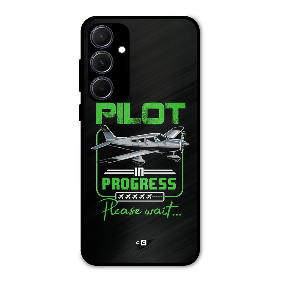 Pilot in Progress Metal Back Case for Galaxy A35