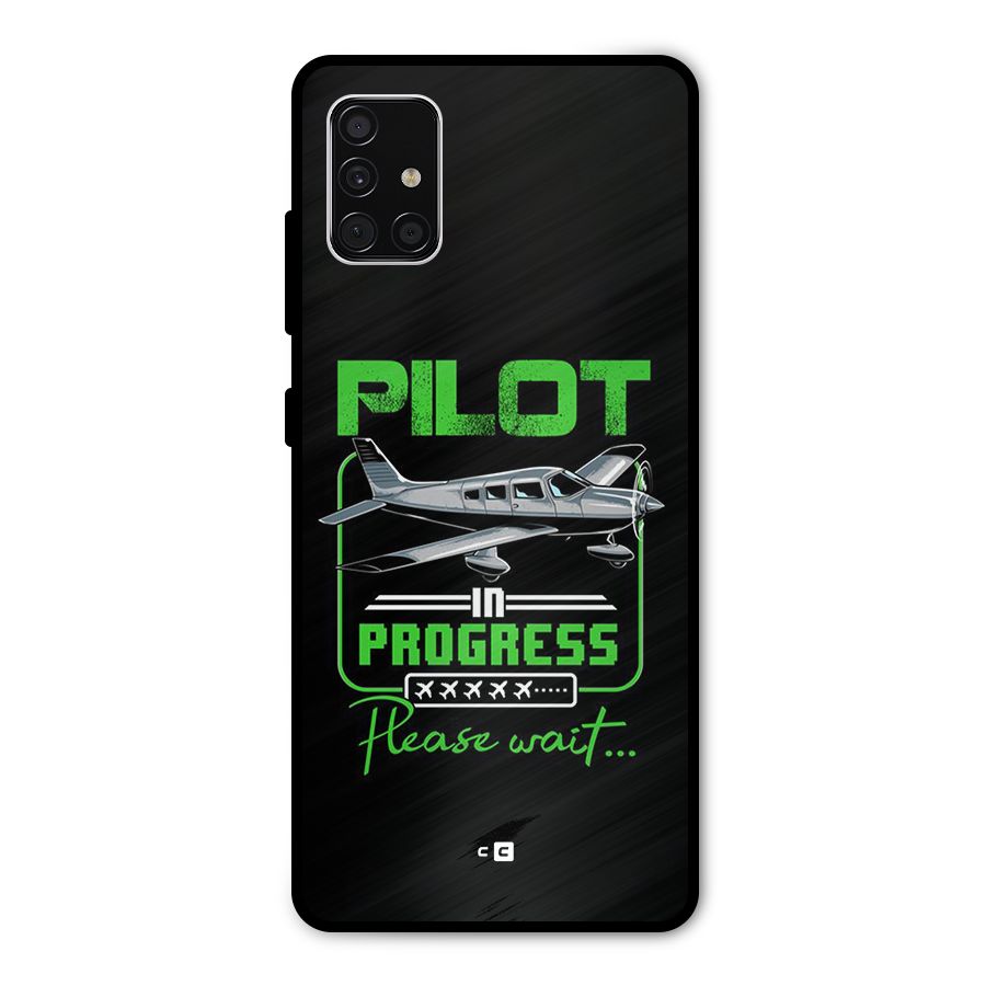 Pilot in Progress Metal Back Case for Galaxy A51