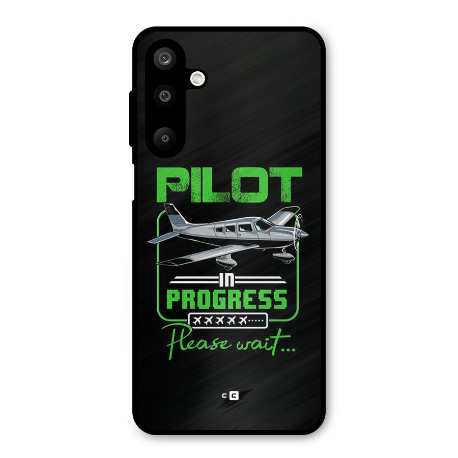 Pilot in Progress Metal Back Case for Galaxy M16