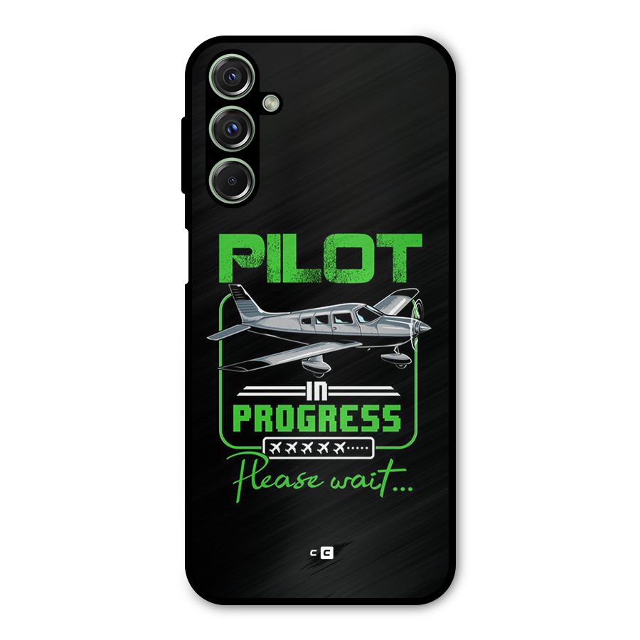 Pilot in Progress Metal Back Case for Galaxy M34