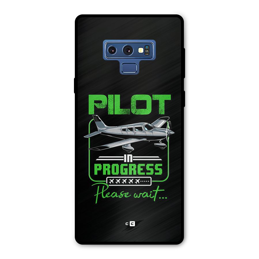 Pilot in Progress Metal Back Case for Galaxy Note 9