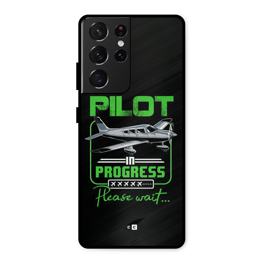 Pilot in Progress Metal Back Case for Galaxy S21 Ultra 5G