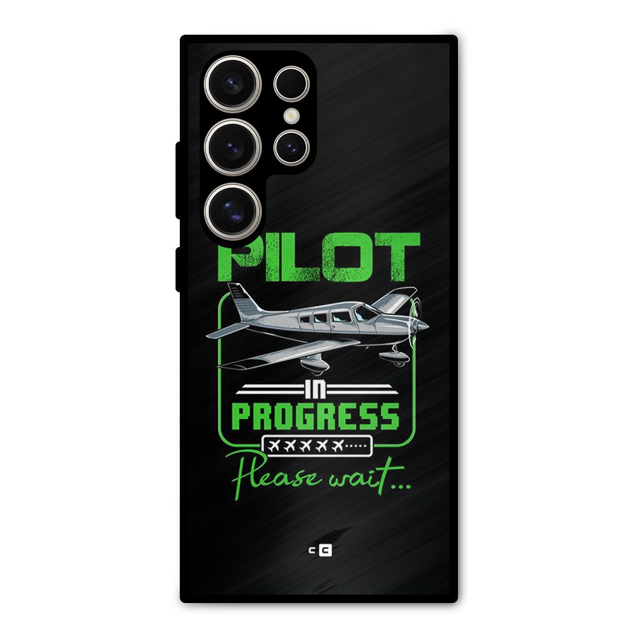 Pilot in Progress Metal Back Case for Galaxy S24 Ultra