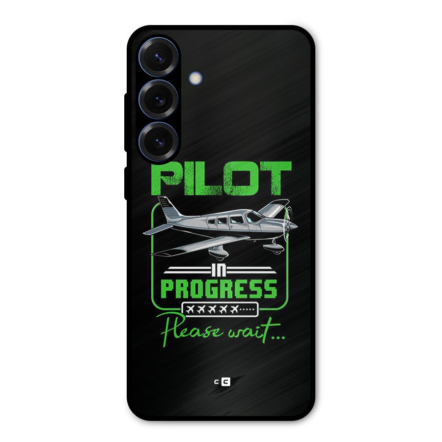 Pilot in Progress Metal Back Case for Galaxy S25 Plus