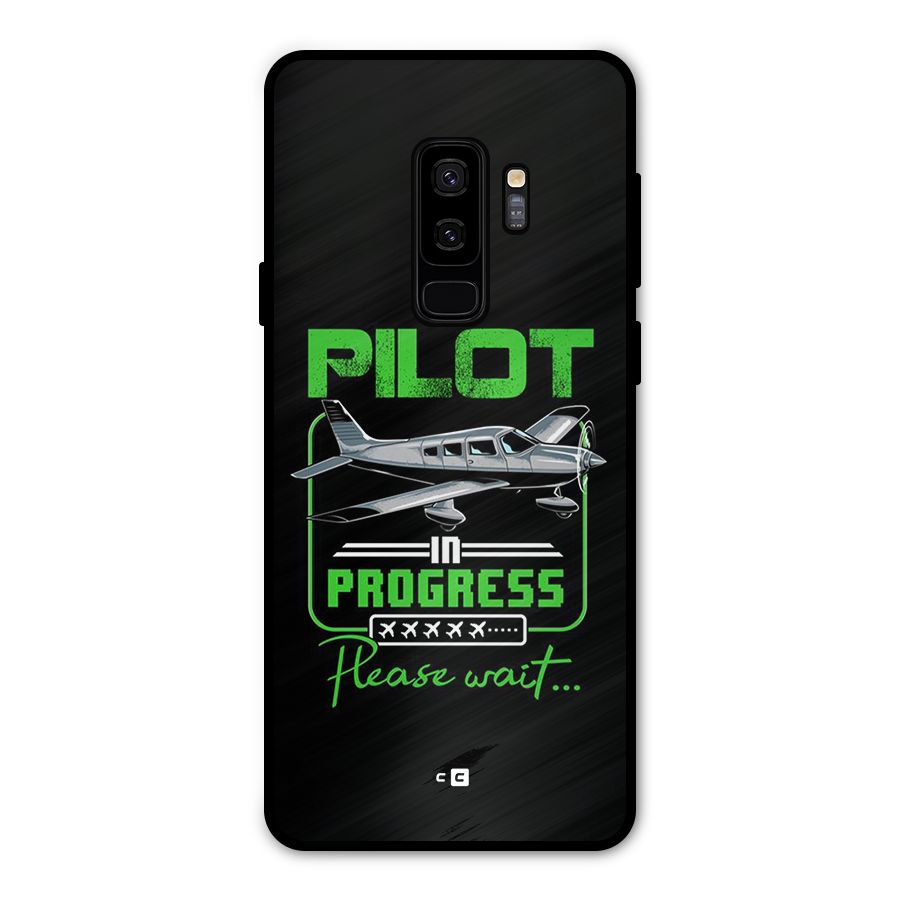 Pilot in Progress Metal Back Case for Galaxy S9 Plus