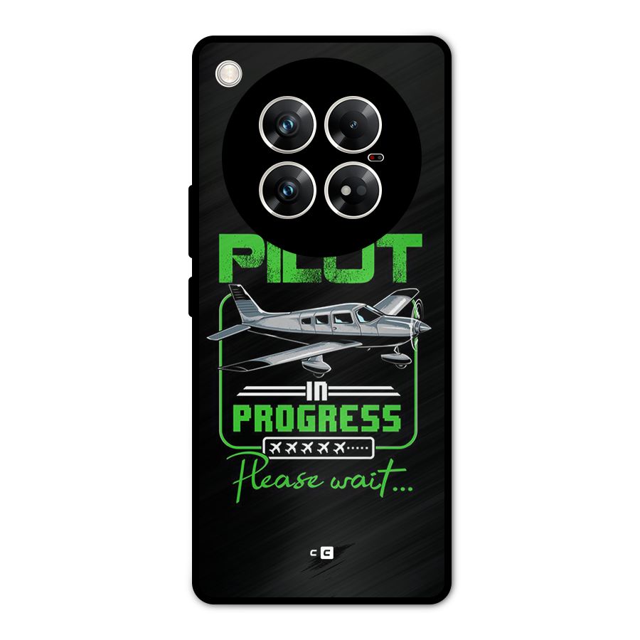 Pilot in Progress Metal Back Case for Infinix Zero 40 5G