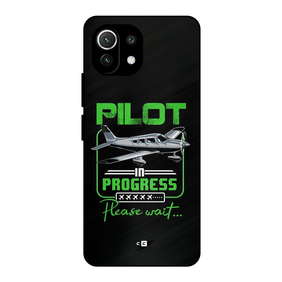 Pilot in Progress Metal Back Case for Mi 11 Lite NE 5G