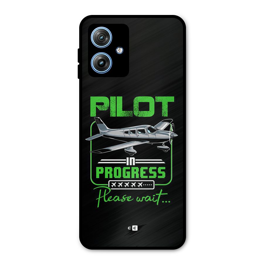 Pilot in Progress Metal Back Case for Moto G54