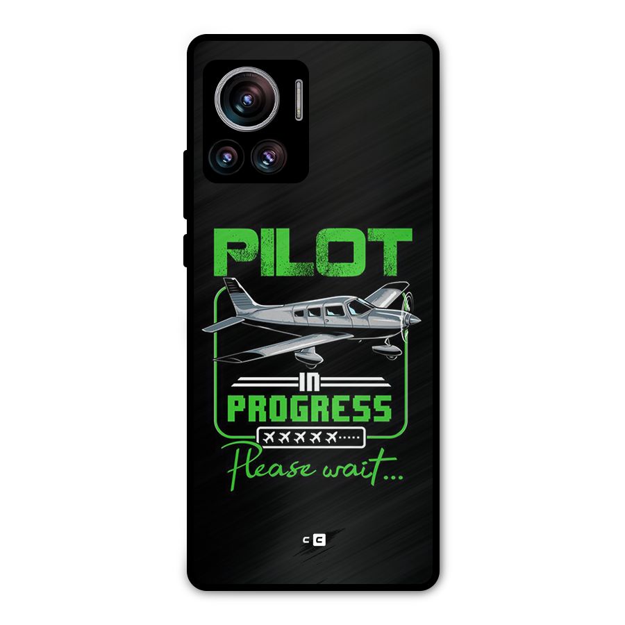 Pilot in Progress Metal Back Case for Motorola Edge 30 Ultra