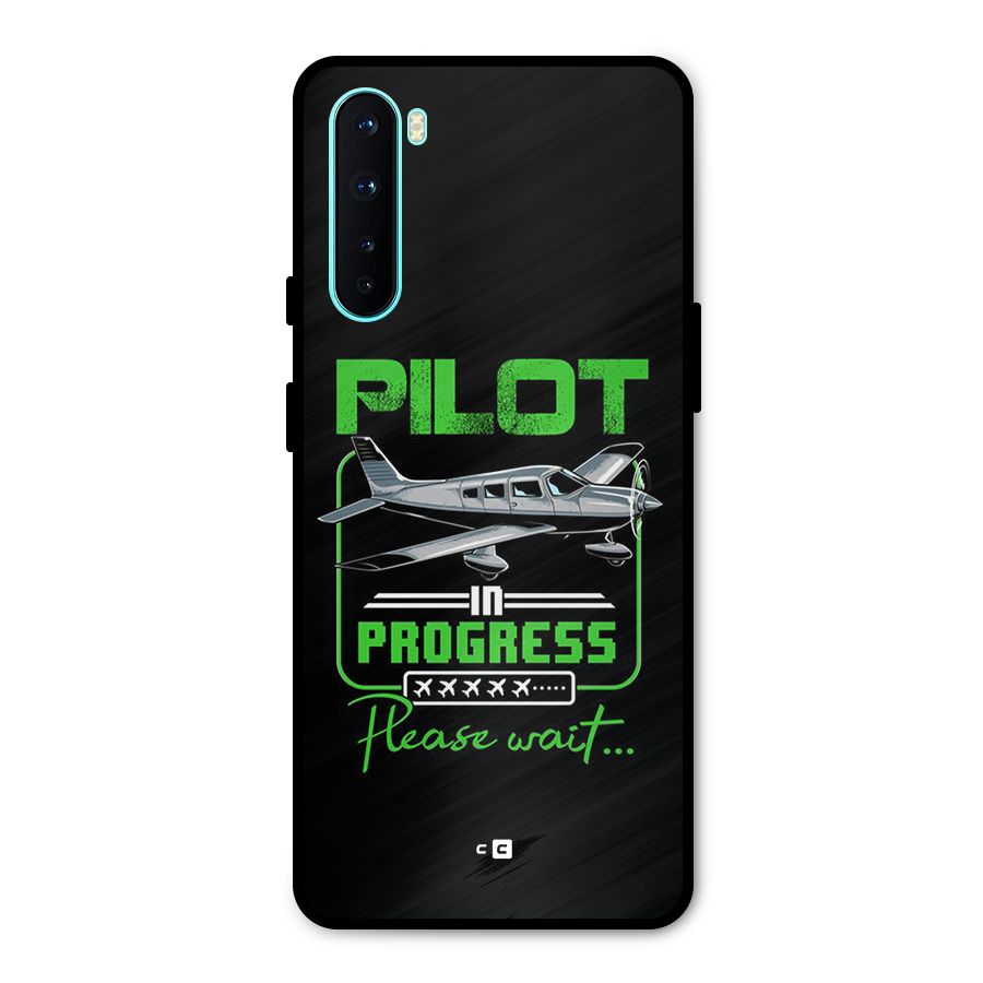 Pilot in Progress Metal Back Case for OnePlus Nord