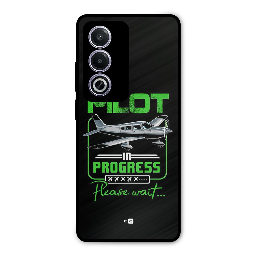 Pilot in Progress Metal Back Case for Oppo A3 Pro