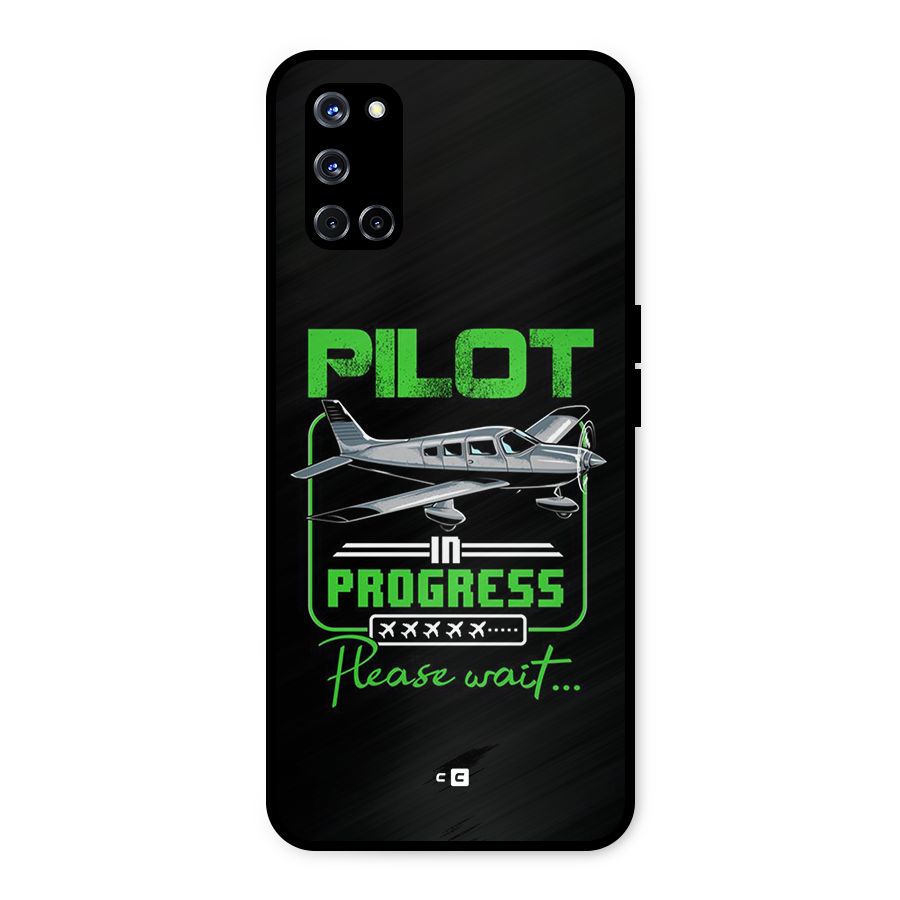 Pilot in Progress Metal Back Case for Oppo A52
