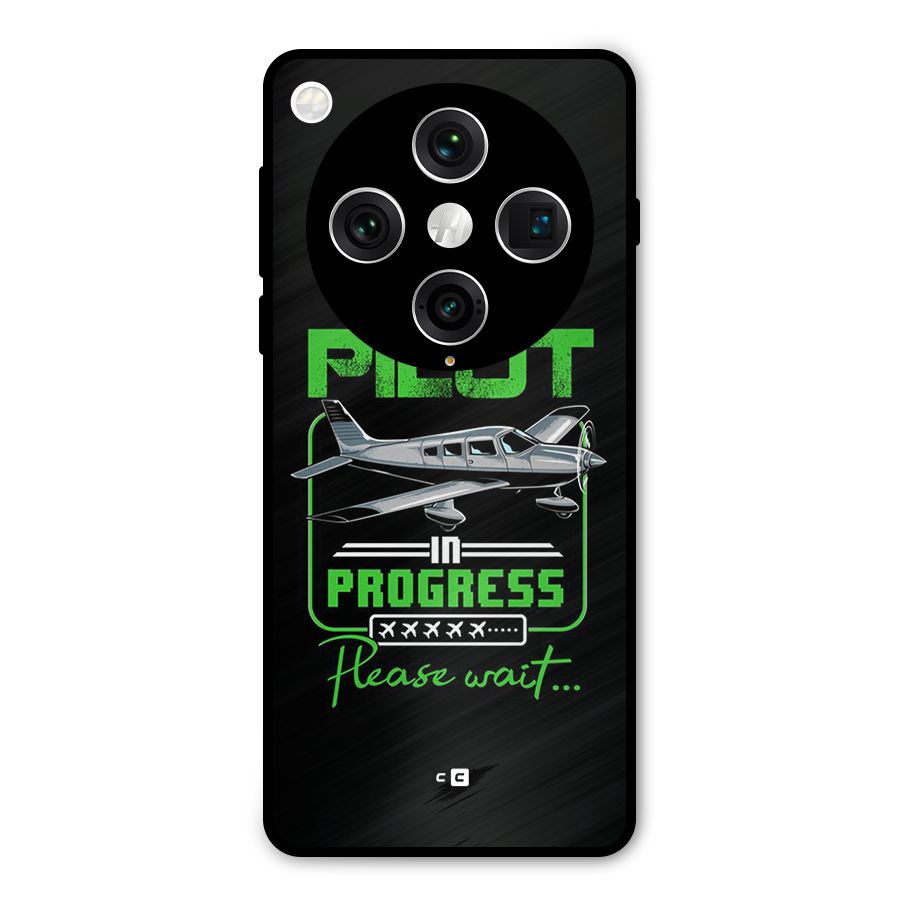 Pilot in Progress Metal Back Case for Oppo Find X8 Pro