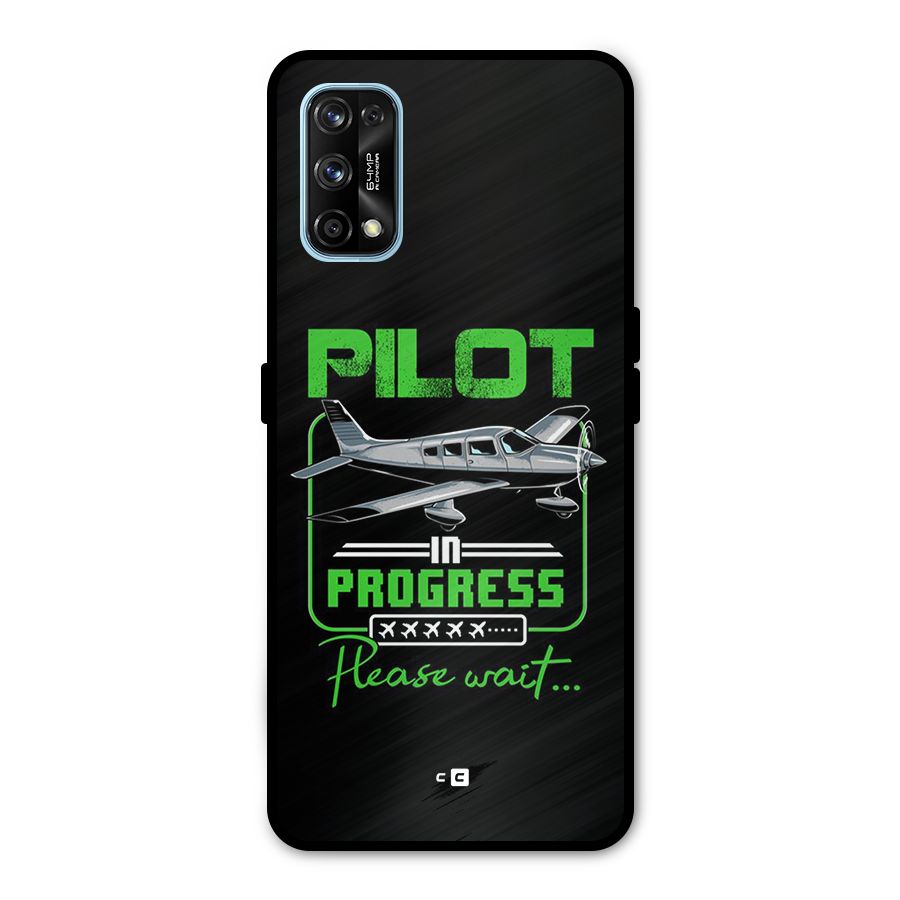 Pilot in Progress Metal Back Case for Realme 7 Pro