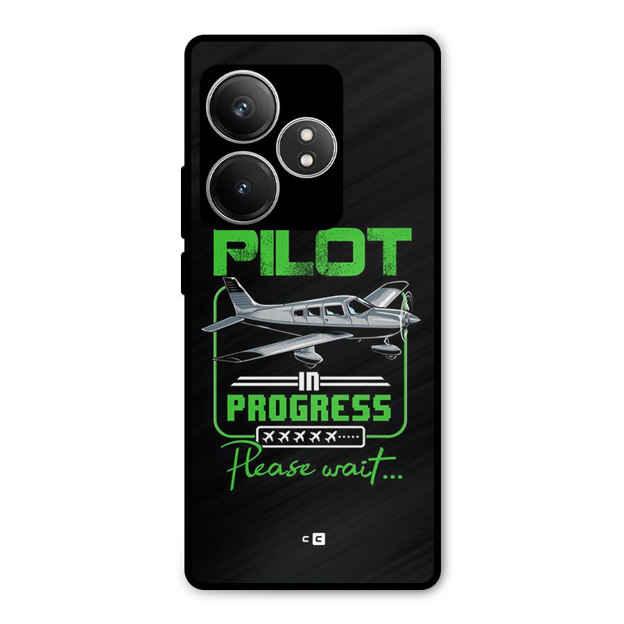 Pilot in Progress Metal Back Case for Realme GT 6T