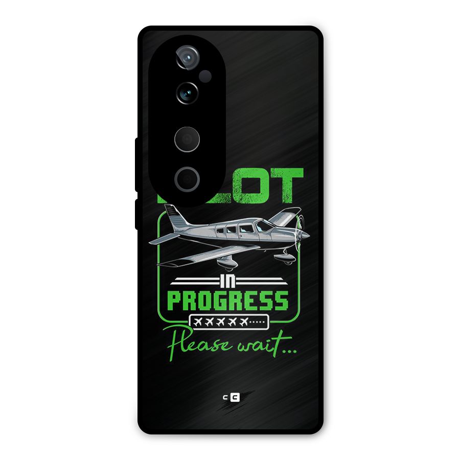 Pilot in Progress Metal Back Case for Vivo T3 Ultra
