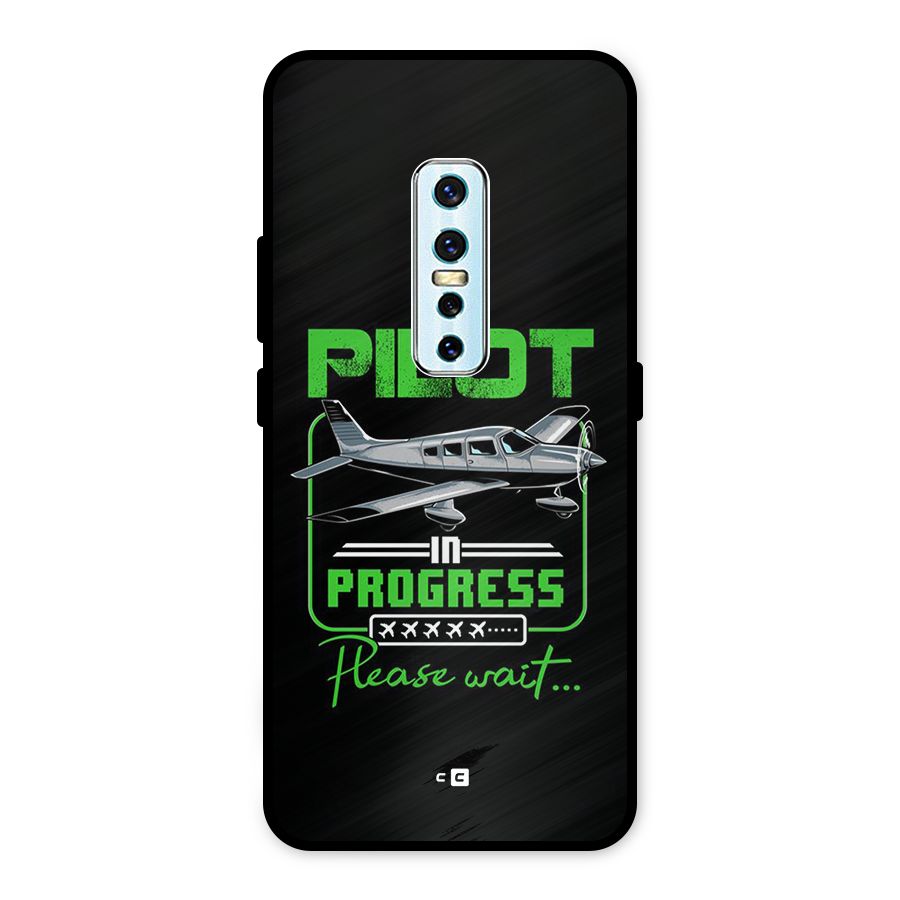Pilot in Progress Metal Back Case for Vivo V17 Pro