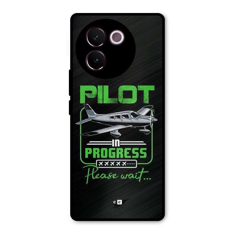 Pilot in Progress Metal Back Case for Vivo V30e