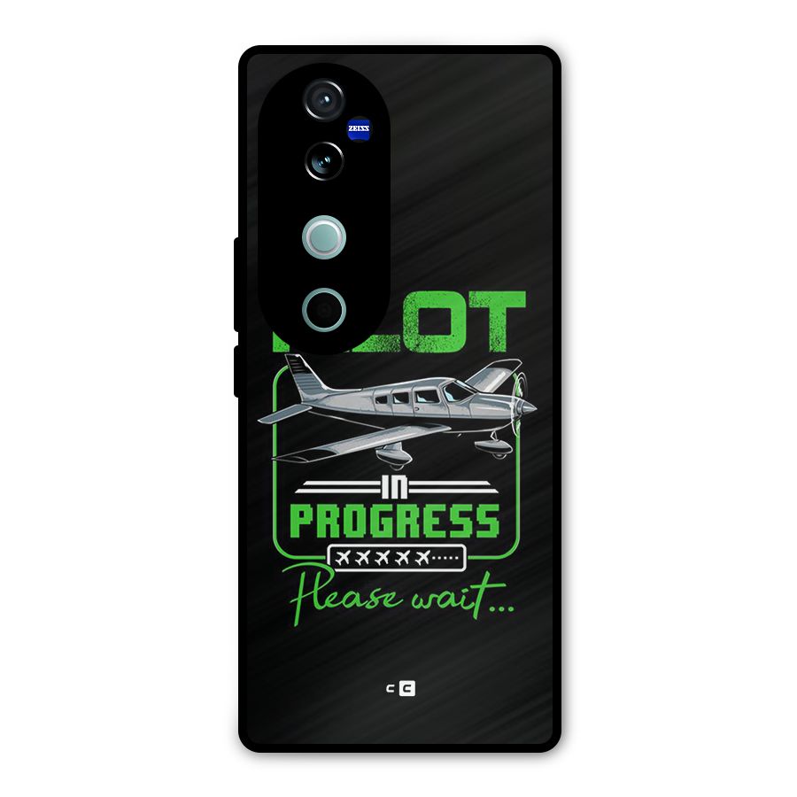 Pilot in Progress Metal Back Case for Vivo V40 Pro