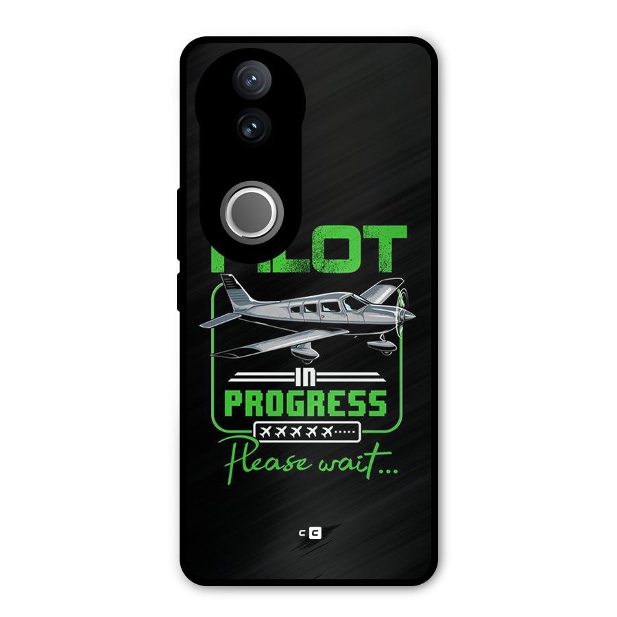 Pilot in Progress Metal Back Case for Vivo V50e