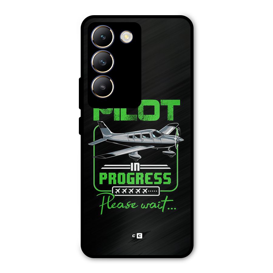 Pilot in Progress Metal Back Case for Vivo Y200e
