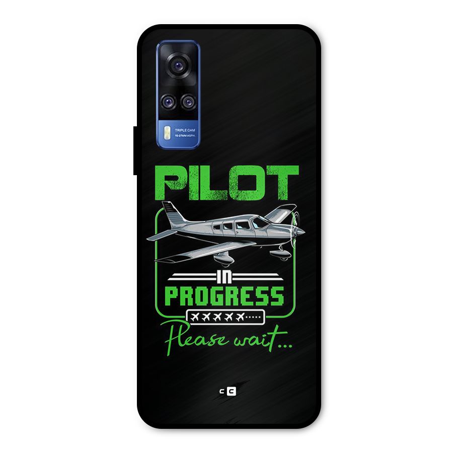 Pilot in Progress Metal Back Case for Vivo Y31