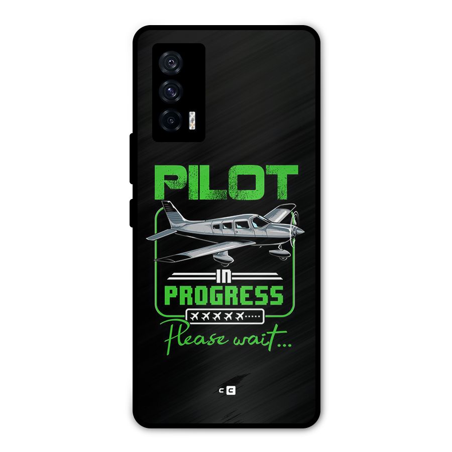 Pilot in Progress Metal Back Case for iQOO 7 5G