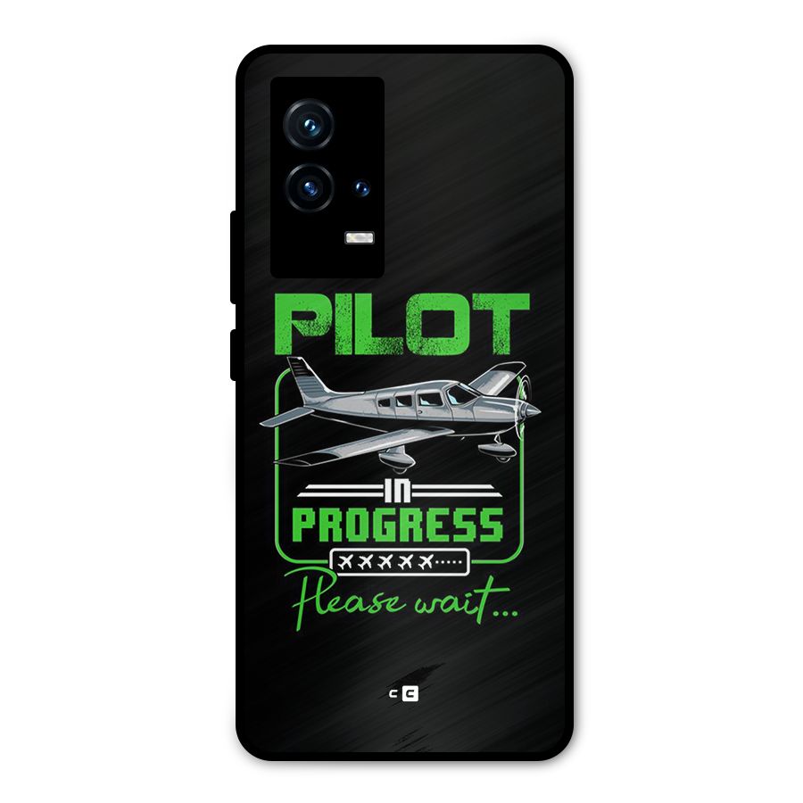 Pilot in Progress Metal Back Case for iQOO 9 5G