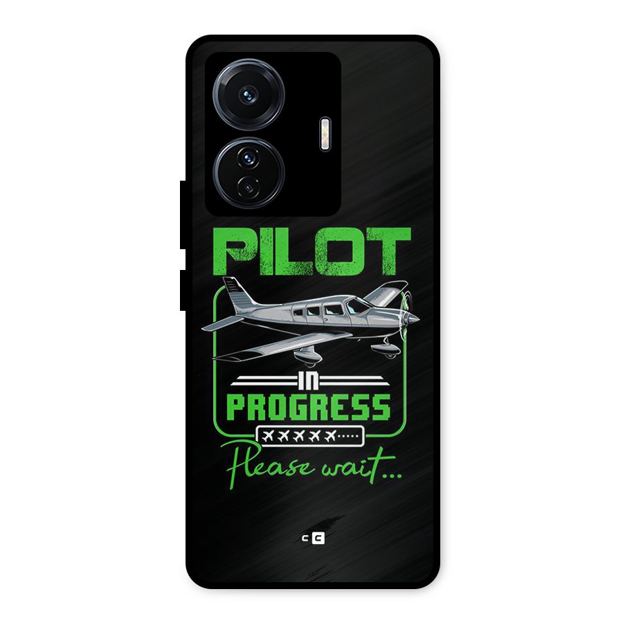 Pilot in Progress Metal Back Case for iQOO Z6