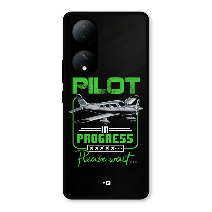 Pilot in Progress Metal Back Case for iQOO Z7s