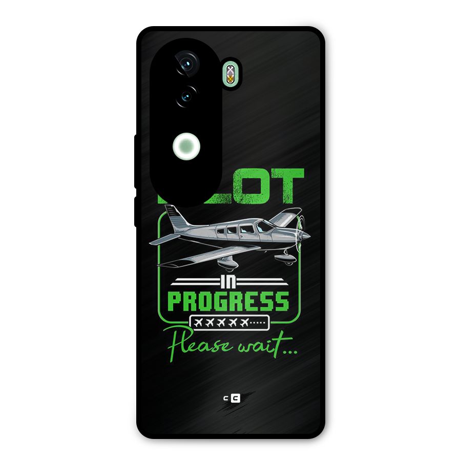 Pilot in Progress Metal Back Case for iQOO Z9s