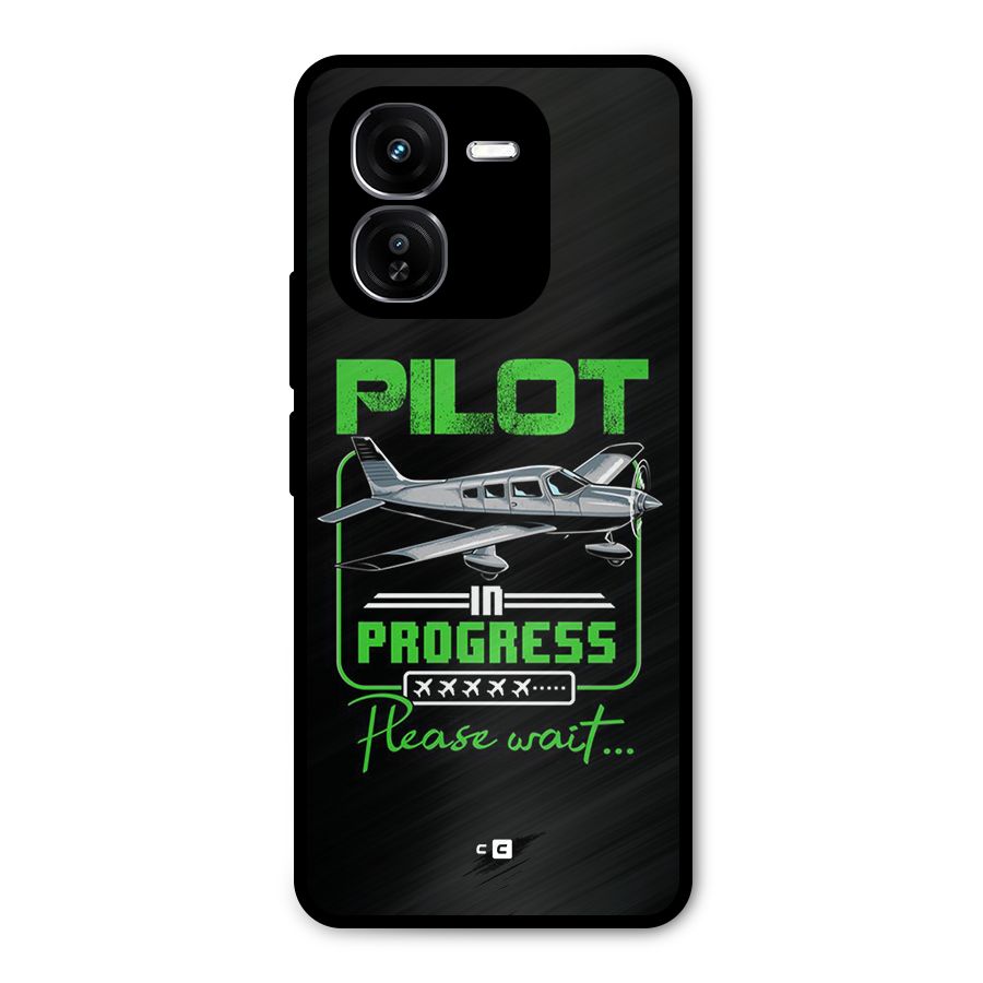 Pilot in Progress Metal Back Case for iQOO Z9x