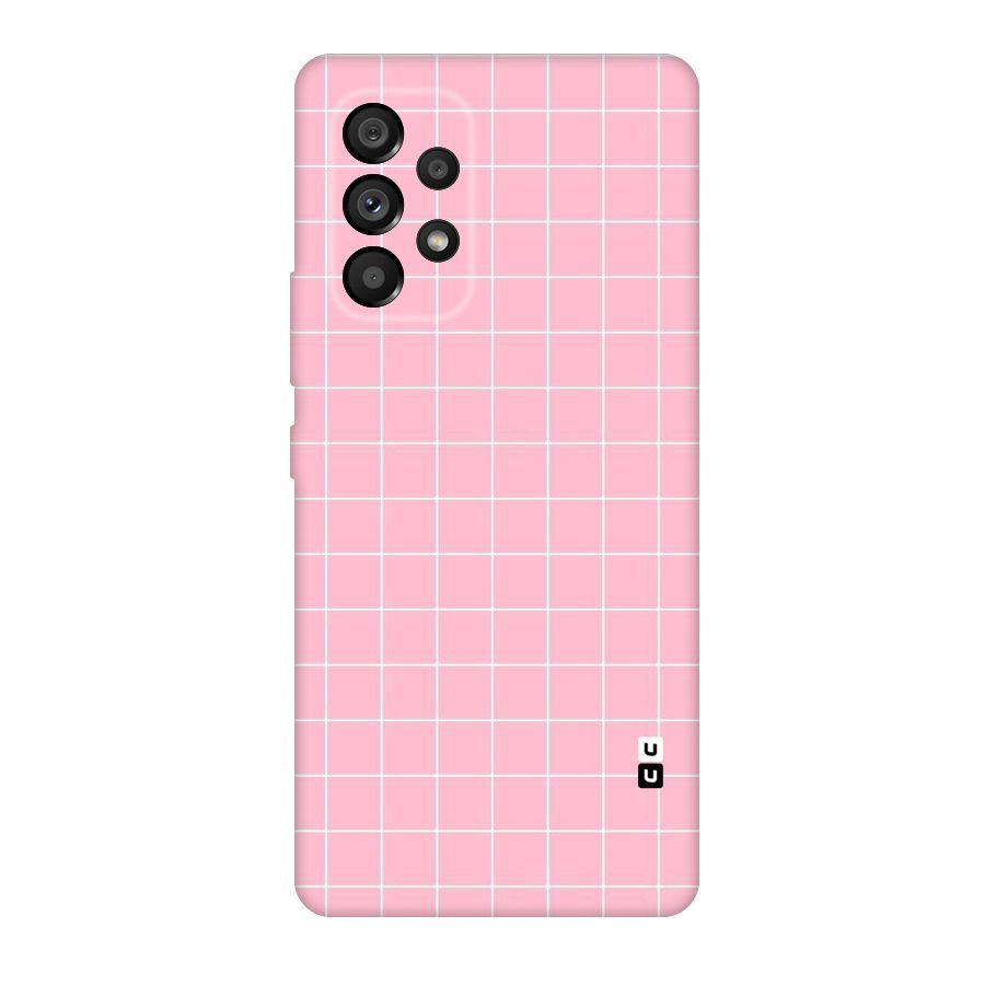 Pink Checks Original Polycarbonate Back Case for Galaxy A53 5G
