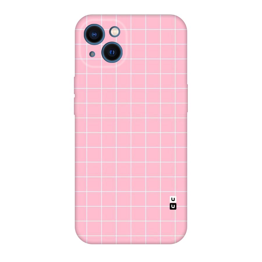 Pink Checks Original Polycarbonate Back Case for iPhone 13