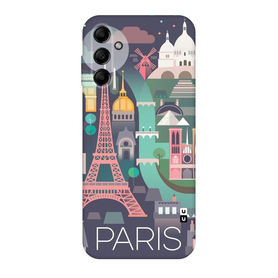 Pink Cute Tower Original Polycarbonate Back Case for Galaxy A14 5G